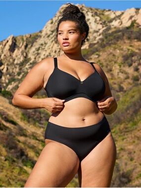 Honeylove CloudEmbrace 38B Seamless Black Full-Coverage Wireless Bra